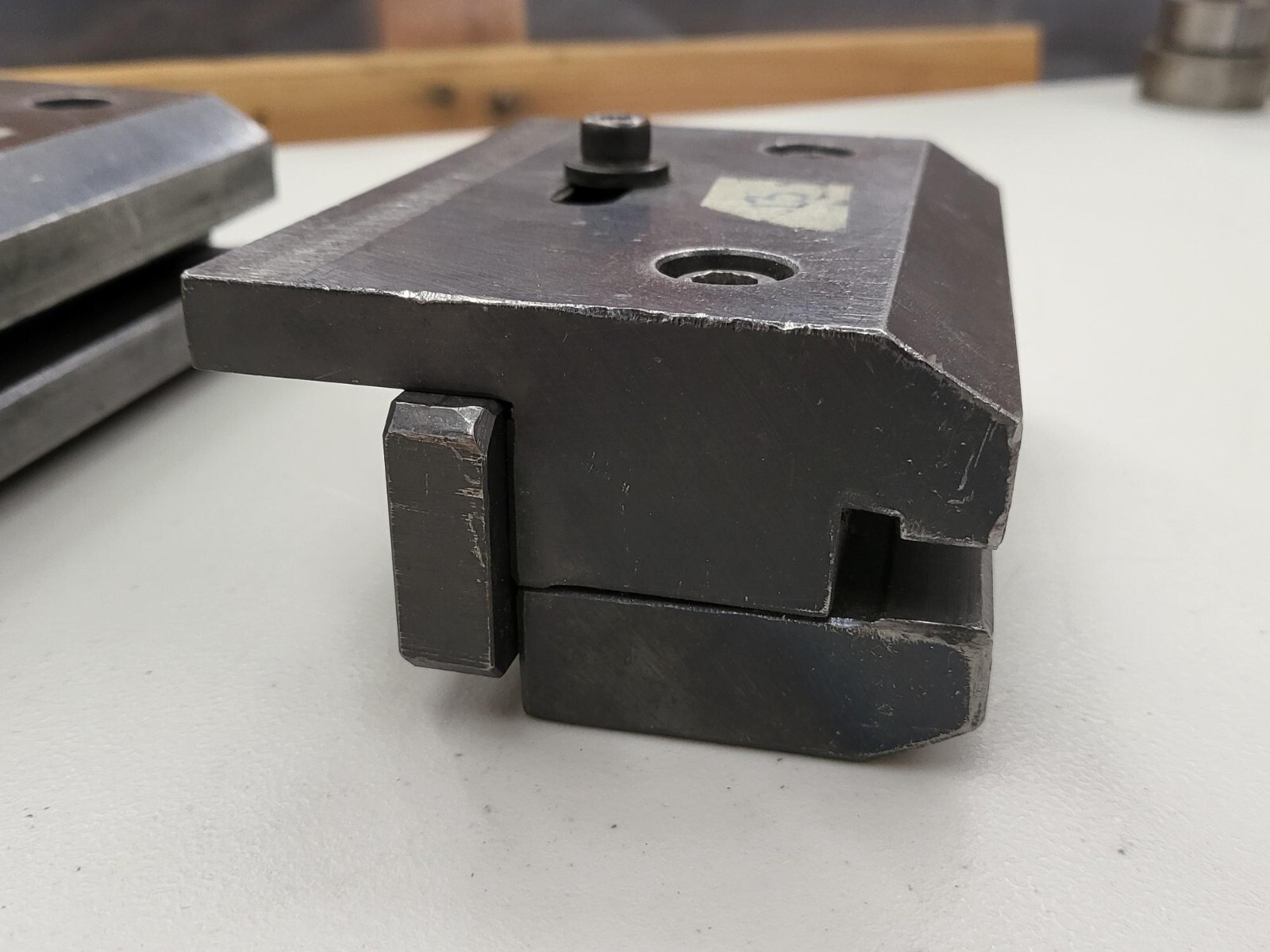 Lot of 2 Press Brake Punch Holder Adapter European to American Punch