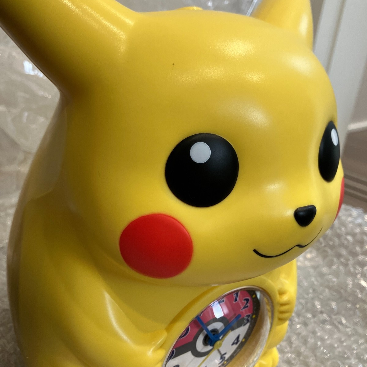 SEIKO Clock Talking Alarm Clock Pocket Monster Pikachu Vintage