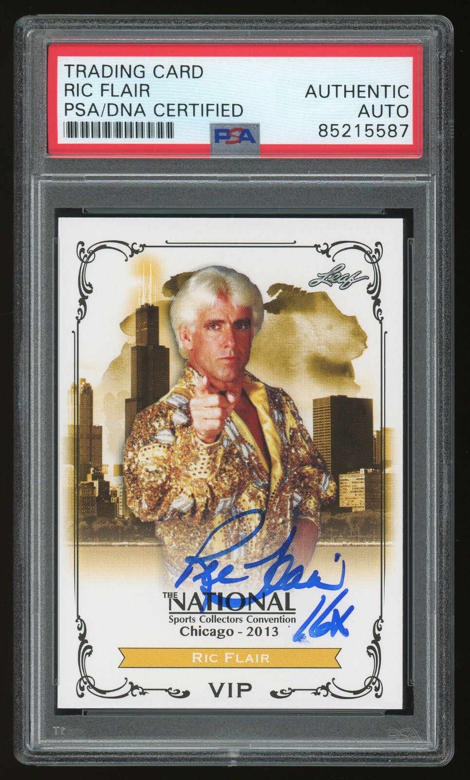 Ric Flair PSA/DNA 2013 Leaf National NSCC N-RF1 Auto Card WWE WCW AEW HOF 587