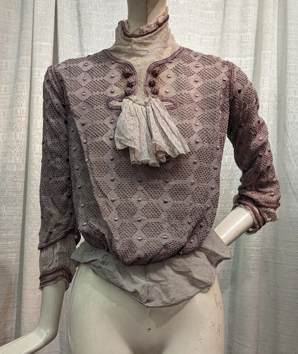 Net collar hotsell blouse