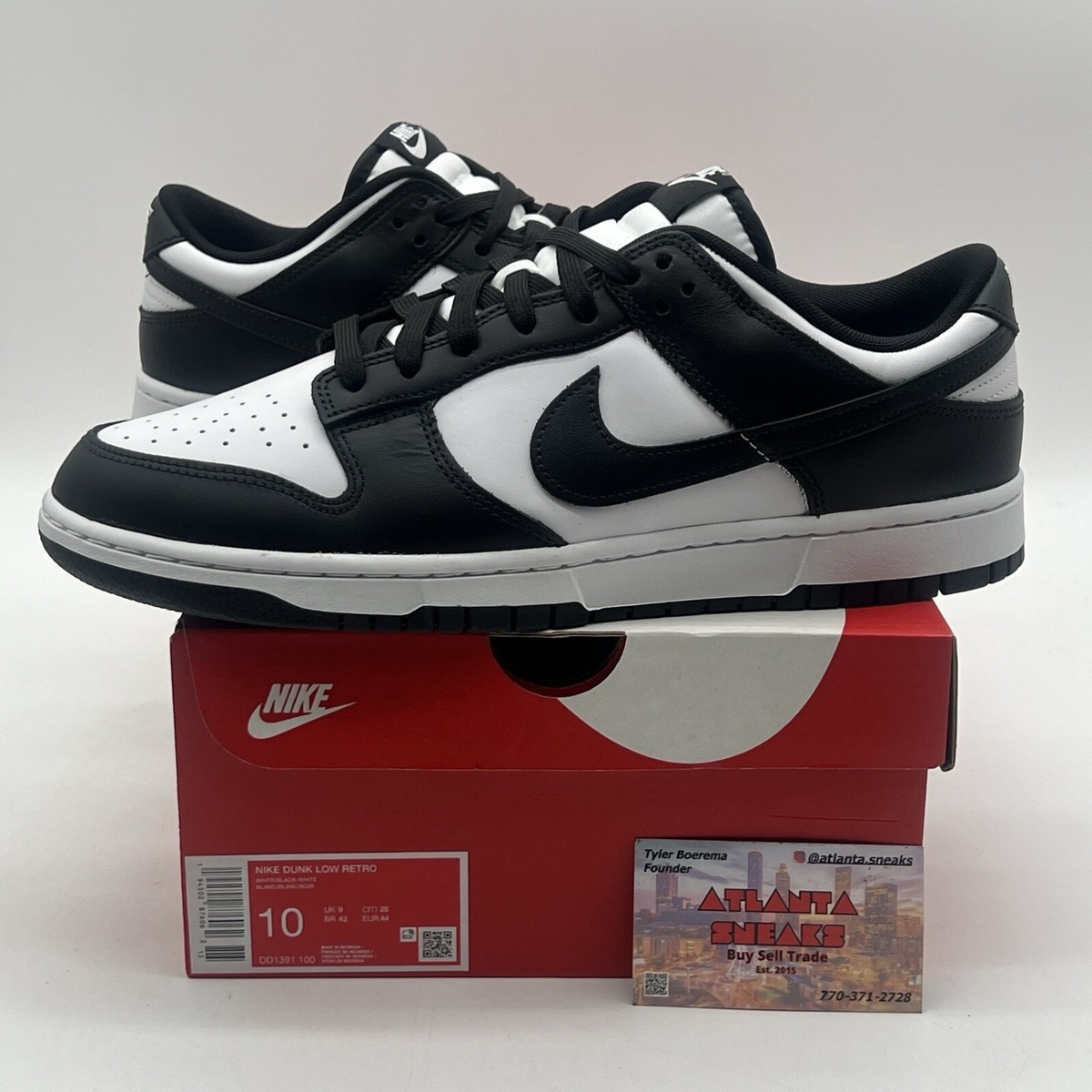Nike Dunk Low ブラック/ホワイト 10 BUY Nike Dunk Low White Black | Kixify Marketplace
