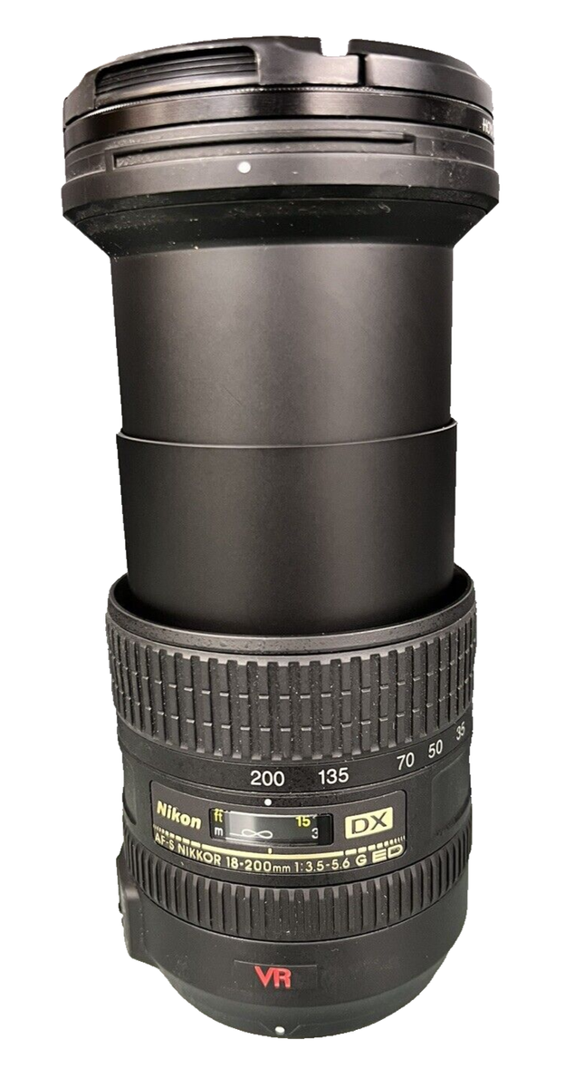 Nikon AF-S DX NIKKOR 18-200mm f/3.5-5.6G ED VR Lens | eBay