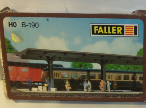 Faller HO Scale B-190 Train Platform Model Kit-RR Train Layout, New In Box-J