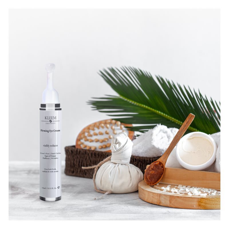 Kleem Organics Firming Eye Cream Brightening for Puffy Eyes and Dark