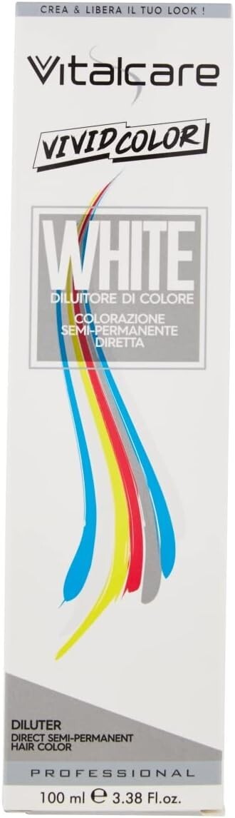 Vitalcare | Vivid color - Semi-Permanent, Hair Dye Diluter White 100ml-BRAND NEW