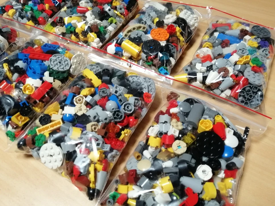 LEGO 250 Gramm Rundsteine Bricks rund / Abgerundete Steine Konvolut Sammlung - Bild 3 von 4