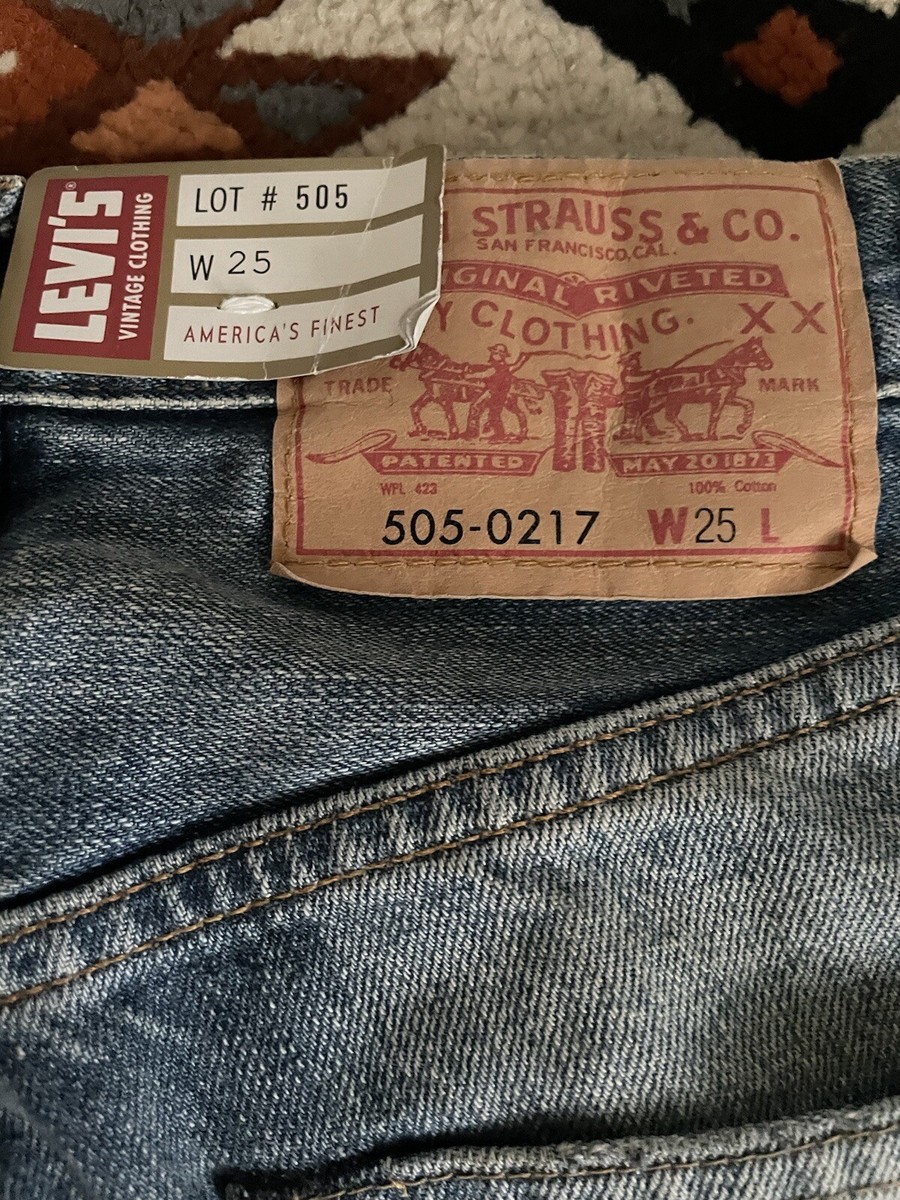 NWT LVC Levi's Vintage Clothing 1967 505 W26 Selvedge Big | eBay