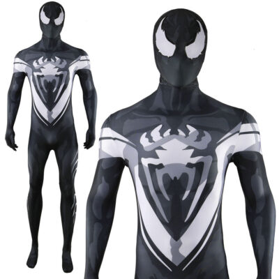 Venom Jumpsuit Spider-man Bodysuit Stage Adult Kids Cosplay Costume Halloween