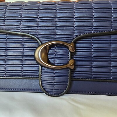 COACH Tabby 26 Shoulder Bag w/ Pleating in Nappa Leather - Cadet