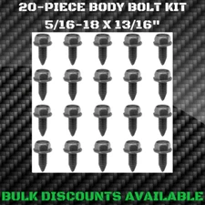 1936-1980 GM D BODY Exterior Header Panel Fender Grille Engine Bay Body BOLTS