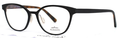 KILSGAARD 96 1/26 Black Womens Semi Cat Eye Full Rim Eyeglasses 52-18-145 B:40
