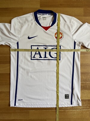 MANCHESTER UNITED 2008 2009 AWAY FOOTBALL SHIRT SOCCER JERSEY NIKE