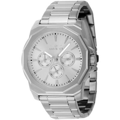 Invicta Men's Watch Speedway Silver Tone Dial Stainless Steel Bracelet 46843