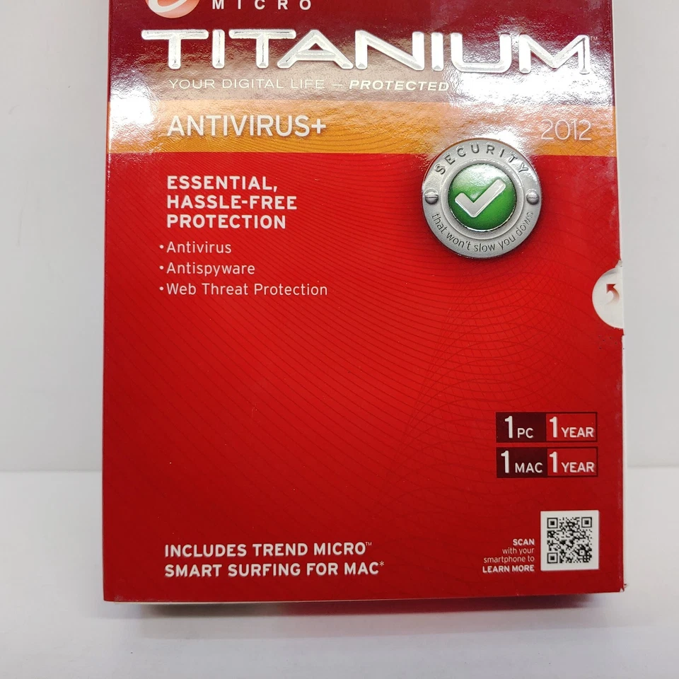 Trend Micro Titanium Antivirus+ 2012 Software Program New 1 PC/1 Year - Image 2 of 4