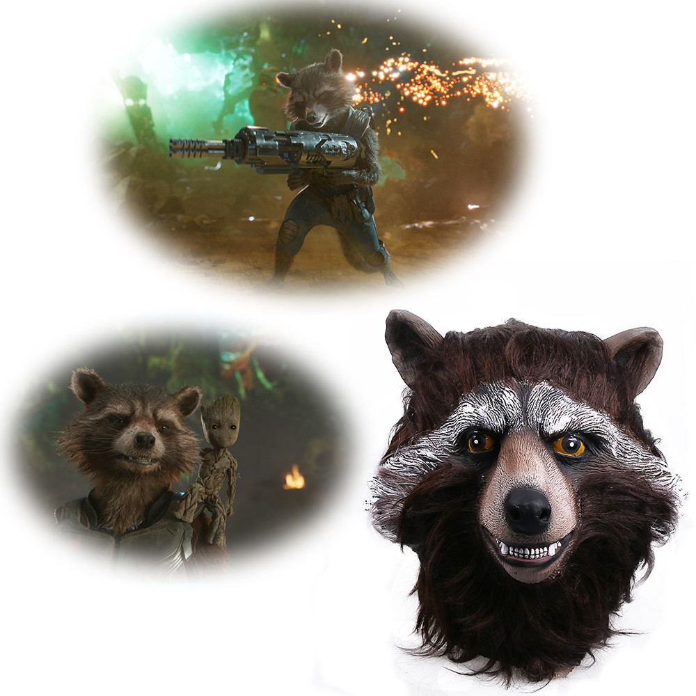 Marvel Guardians Of The Galaxy – Rocket Raccoon Action Mask Mit Beweglichen Teilen