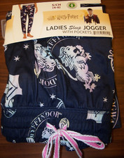 Harry Potter PJ Sleep Jogger Lounge Pajama Pants Womens Size Small 4 / 6 NEW