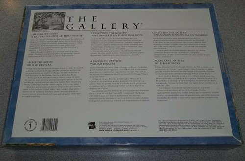 NIB MB Gallery Wm Benecke "Tranquil Harbor" 1000 Piece 20 1/8"x 26 3/16" SEALED - Picture 3 of 9