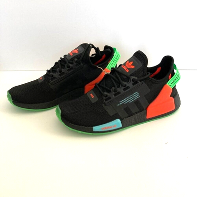 adidas nmd r1 black red green