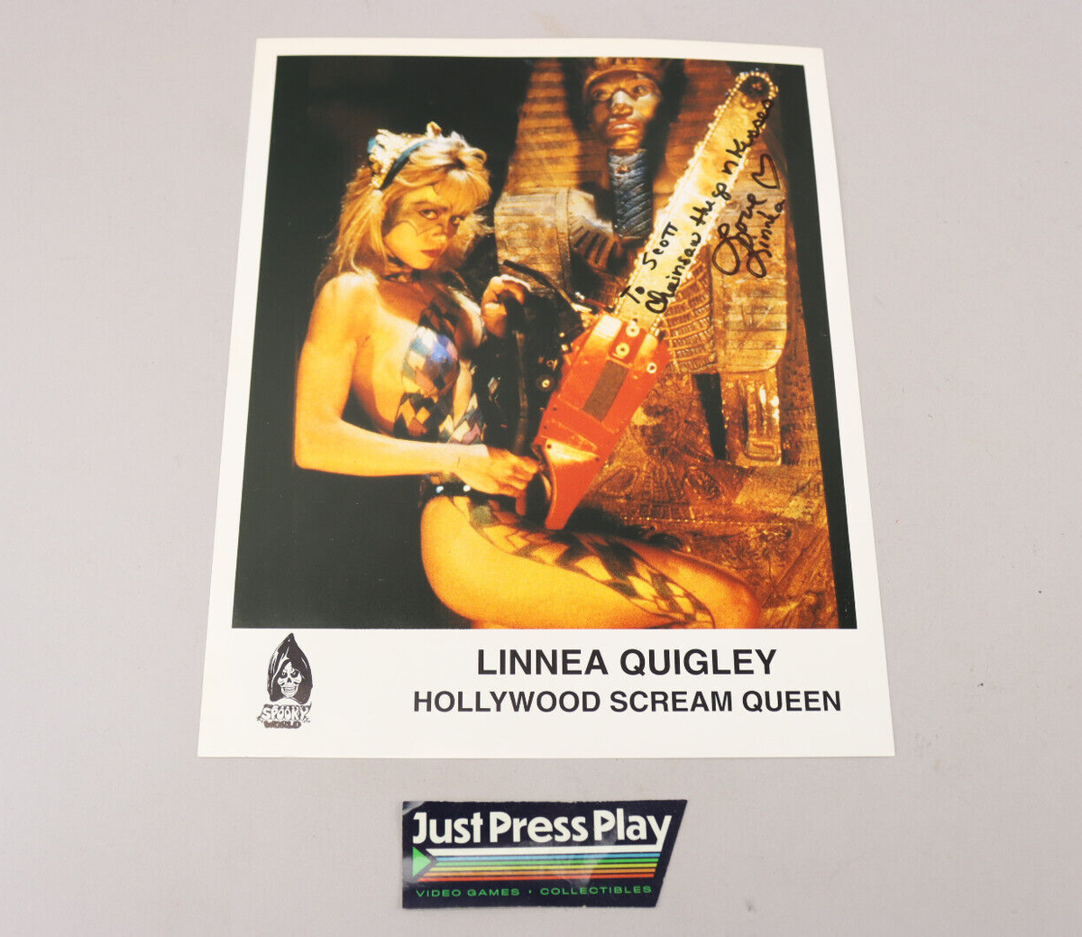 Authentic Linnea Quigley Autograph Signed 8x10 