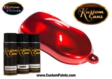 Kustom Canz RED CANDY 12 oz AEROSOL CAN KIT Custom Paint, HOK,, Autopaint