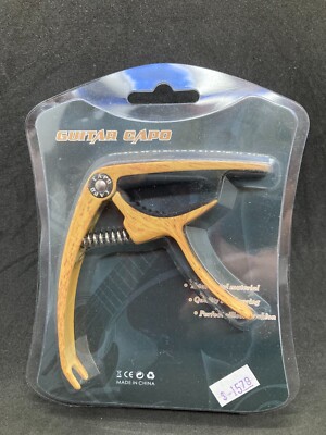 UNBRANDED Guitar Capo, Wood Finish, New in Package