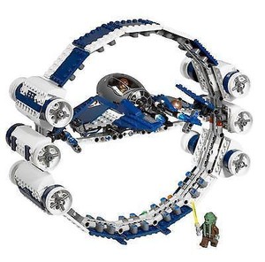 lego star wars jedi starfighter with hyperdrive