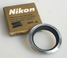 NIKKOR NIKON BR-2 MACRO ADAPTER RING FOR BELLOWS IN BOX
