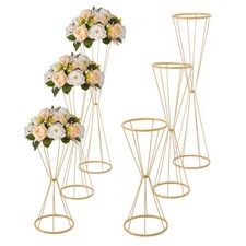 50/70/90cm Tall Metal Flower Trumpet Vase Flower Stand Wedding Table Centrepiece
