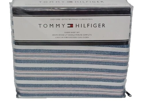 Tommy Hilfiger Polyester Stripes Bed Sheets