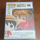 Funko Pop One Piece Monkey D. Luffy #98 Autographed Lydia Mackay Authenticated