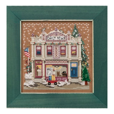 Mill Hill Daily News Christmas Village Series Buttons and Beads Cross Stitch Kit