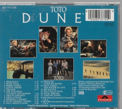 TOTO -Dune: Original Motion Picture Soundtrack [CD 1984 Polygram