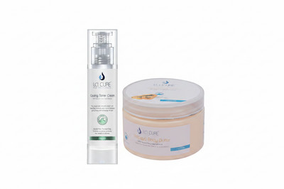 La Cure Dead Sea Body Butter & Cooling Toner Cream Set - Deep Moisture Repair 2p