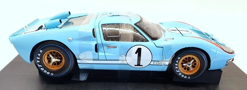 ACME 1/18 Scale Model Car SC411 - 1966 Ford GT-40 MkII #1 - Blue - Image 3 of 4
