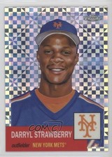 2022 Topps Chrome Platinum Anniversary X-Fractor Darryl Strawberry #45 04br