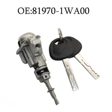 For Kia 2012-2017 Rio 81970-1WA00 Front Left Hand Door Lock Cylinder w/Key Set
