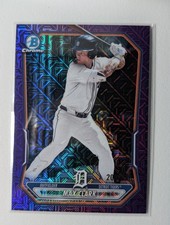 2026 Topps Bowman Chrome Prospects Max Clark Purple Mojo Refractor /250 #BCP-2