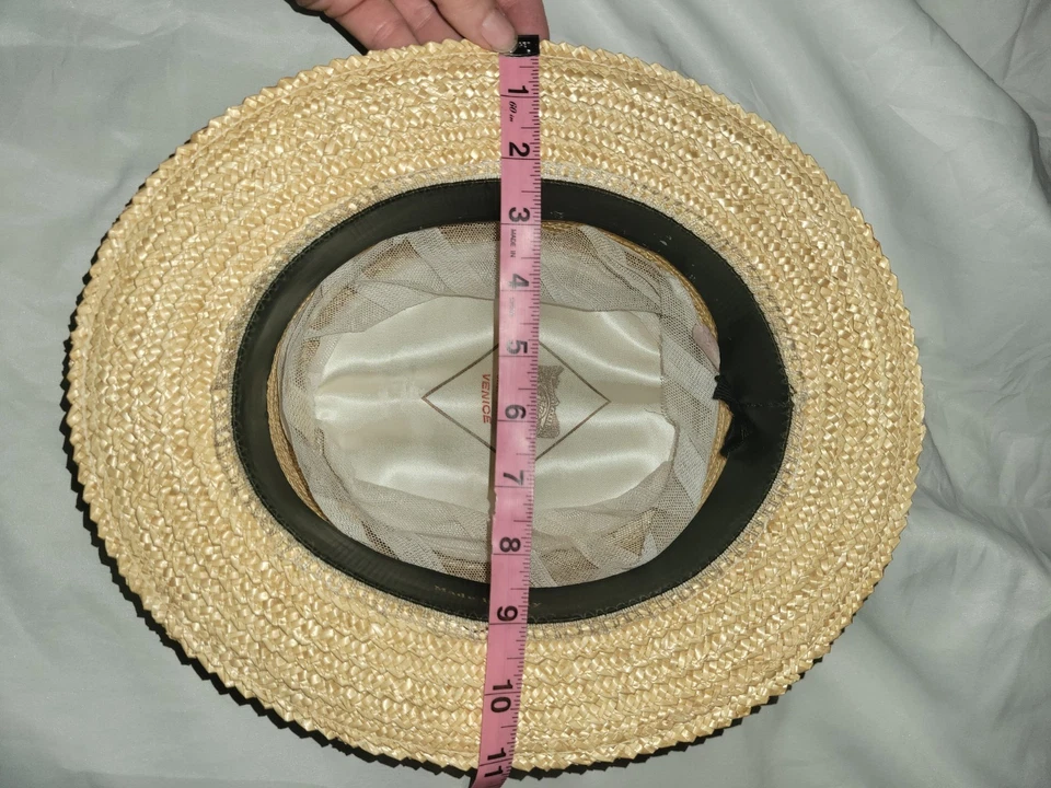 Vintage Hat Mens ITALY Venice Hat  PONTE RIALTO - Image 4 of 4