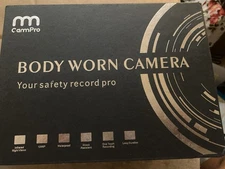 CammPro I826 Pro Black Night Vision, Waterproof Body-Worn Camera