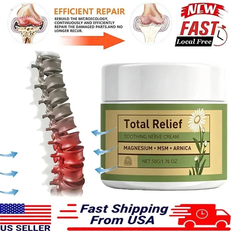 Total Relief Magnesium Cream, Nerve Relief Magnesium Cream USA~STOCK