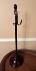 Vintage Heavy Bronze Metal Adjustable Wreath Hook Stand 21” To 32” Tall