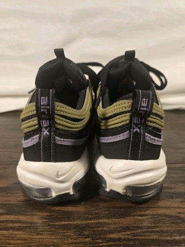 Nike Air Max 97 GS Size 6Y Black Green Sneaker Shoes (DX4734-001) - Picture 9 of 10