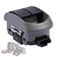 Dual Window Switch p/n Black P271069 Compatible with Paccar/Kenworth 