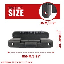 X AUTOHAUX Plastic Center Console Lid Latch for Lexus LS430 2001