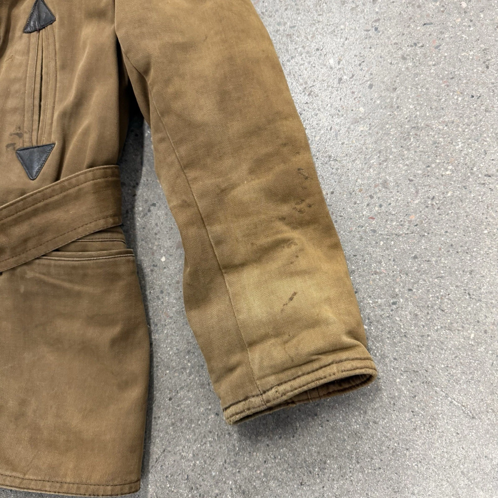 Vintage 40s Monarch Barnstormer Warm Belted Overcoat - product detail image 7