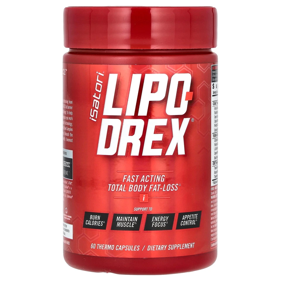 Lipo-Drex, максимальная сила, 60 термо-капсул - Изображение 3 из 3