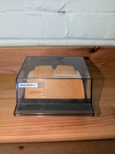 Vtg S-300C Rolodex Petite Covered Card File Address Phone Beige Yellow Dividers