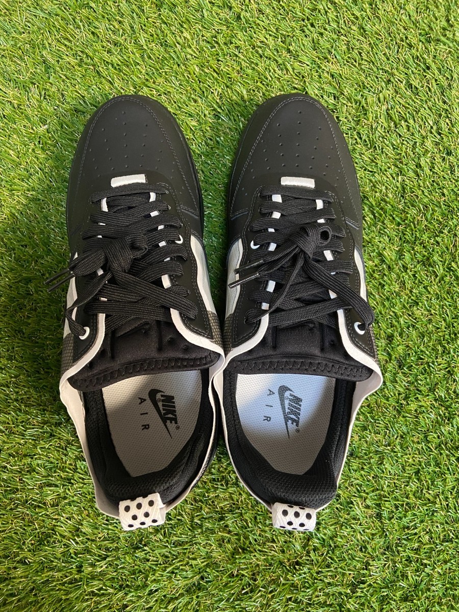 Nike Air Force 1 Low React Black White Shoes Sneakers DM0573  display picture 3