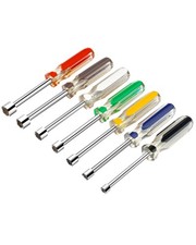ROTATION 7pc SAE Nut Driver Set 5/16" to 1/4" - Chrome Vanadium Steel, Comfor...