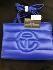 NEW - Telfar x Moose Knuckles Medium Blue Puffer Shopper Tote Bag